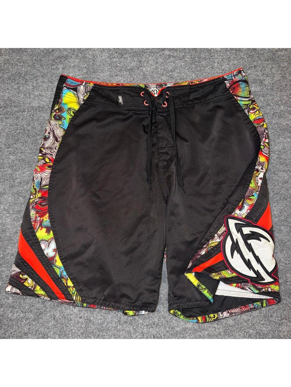 LOST Enterprises Grail Surf Board Shorts Mens XL 36 VTG Y2K 90s Rare